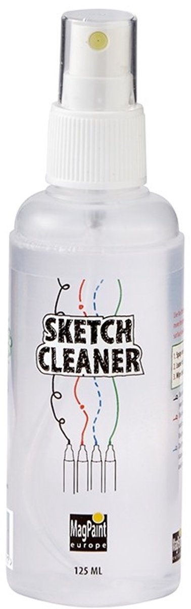 MagPaint Whiteboard Reiniger Spray - 125ml - Whiteboard Cleaner - Krachtige Schoonmaakspray voor Whiteboard - Planbord - MagPaint Whiteboardverf - Sketchpaint - Sketchcleaner