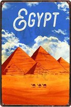 Retro Muur Decoratie uit Metaal Afrikaanse Signs 20x30cm DU-7985