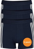 SCHIESSER 95/5 Stretch shorts (3-pack) - donkerblauw - Maat: L