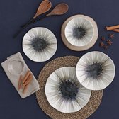 serviesset 6 persoons 24-delig The eyecatcher serie golvend porselein