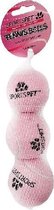 Sportspet Tennisballen 6,5 Cm Rubber/vilt Roze 3 Stuks