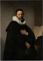 Johannes Uytenbogaert, Rembrandt van Rijn - Foto op Posterpapier - 42 x 59.4 cm (A2)
