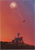 Mars Perseverance Rover Parachute, NASA Science - Foto op Forex - 30 x 40 cm