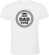 Best Dad Heren t-shirt | vader | vaderdag | papa | opa | Wit