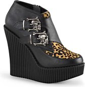 Demonia Sleehakken -40 Shoes- CREEPER-306 US 10 Zwart