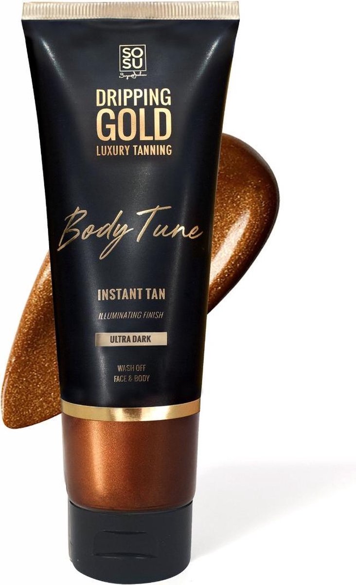 SOSU Dripping Gold Body Tune Instant Tan Ultra Dark