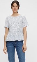 Pctrine Ss Top Bc 17113985 Bright White/flowers