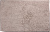 Differnz Initio badmat, geschikt voor vloerverwarming – 100% katoen – Taupe – 50 x 80 cm