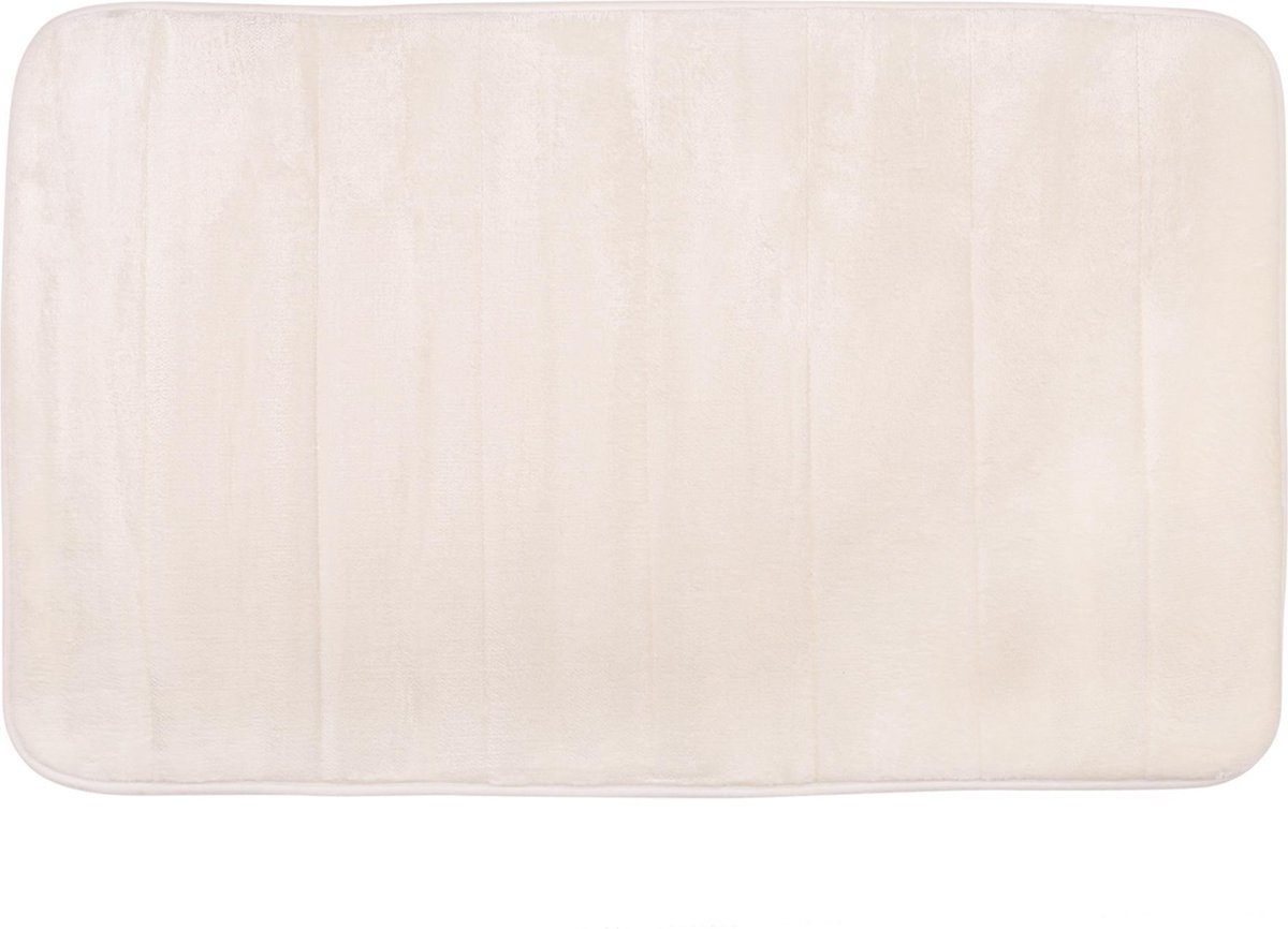 Differnz Relax badmat – Microfiber – normal foam – Off white – 50 x 80 cm