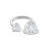 Swarovski Dames Ring Metaal - Zilverkleurig - 19.00 mm / maat 60