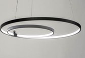 Lumidora Hanglamp 73570 - Ingebouwd LED - 30.0 Watt - 2400 Lumen - 2700 Kelvin - Zwart - Metaal - Met dimmer - ⌀ 51 cm