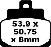 Set remblokken EBC FA-301 kevlar