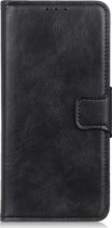 Motorola Moto G8 Power Lite Hoesje - Mobigear - Classy Serie - Kunstlederen Bookcase - Zwart - Hoesje Geschikt Voor Motorola Moto G8 Power Lite