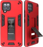 Wicked Narwal | Stand Hardcase Backcover voor Samsung Samsung Galaxy A42 5G Rood