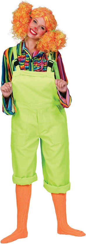 Salopette vert fluo adulte - Déguisements adultes