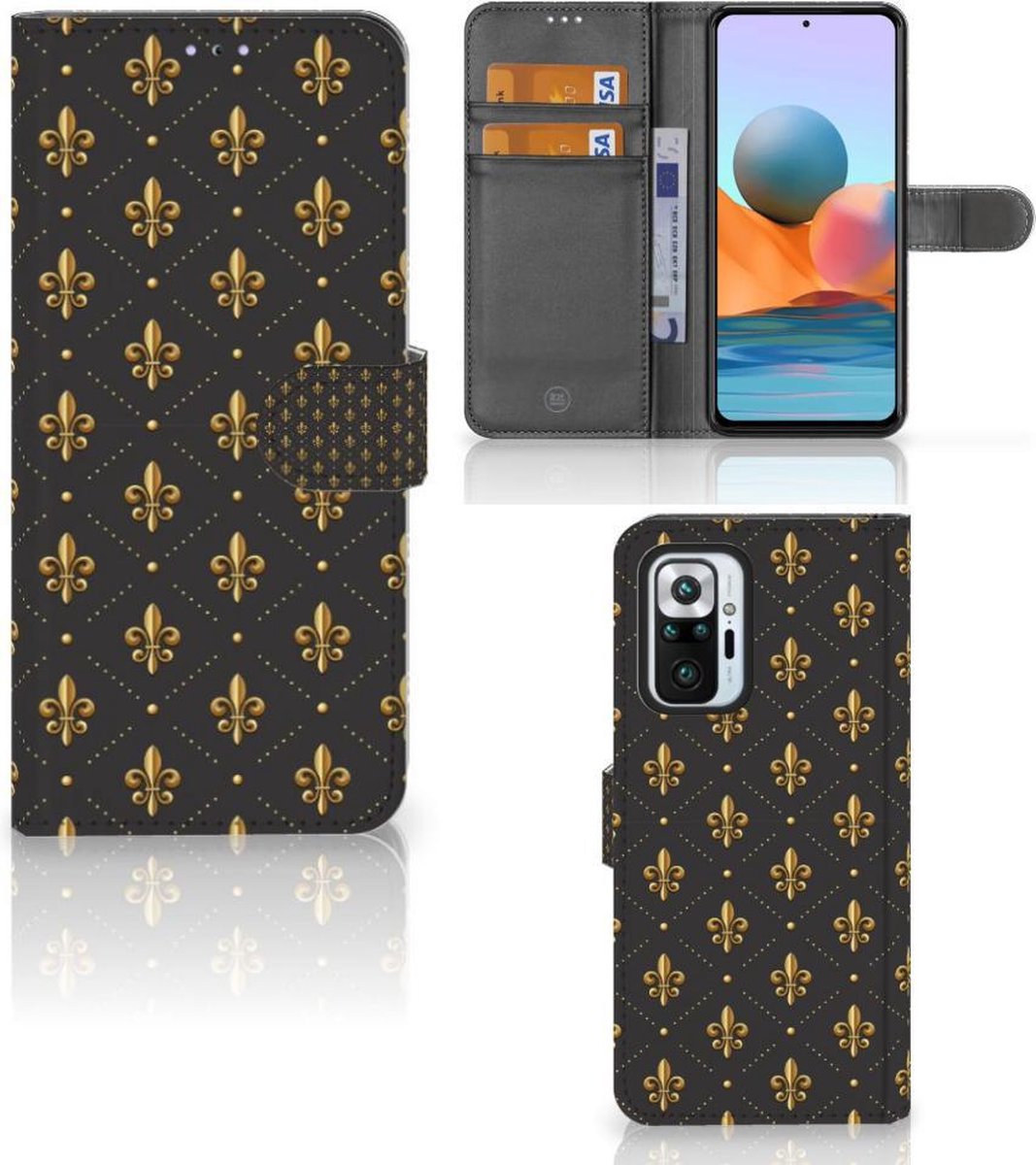Xiaomi Redmi Note 10 Pro Telefoon Hoesje Franse Lelie