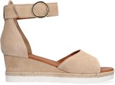 Notre-V As3272 Sandalen - Met Sleehak - Dames - Beige - Maat 40