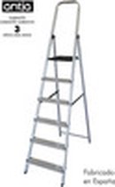 Opvouwbare ladder met 6 tredes (198 x 47,5 x 12 cm)
