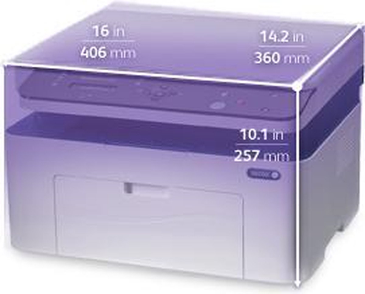 Xerox WorkCentre 3025V_BI - Multifunctionele Printer - Laser - Zwart-wit Printen - Kleur Sannen thumbnail 3