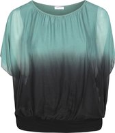 Zijden vleermuisblouse Tie & Dye