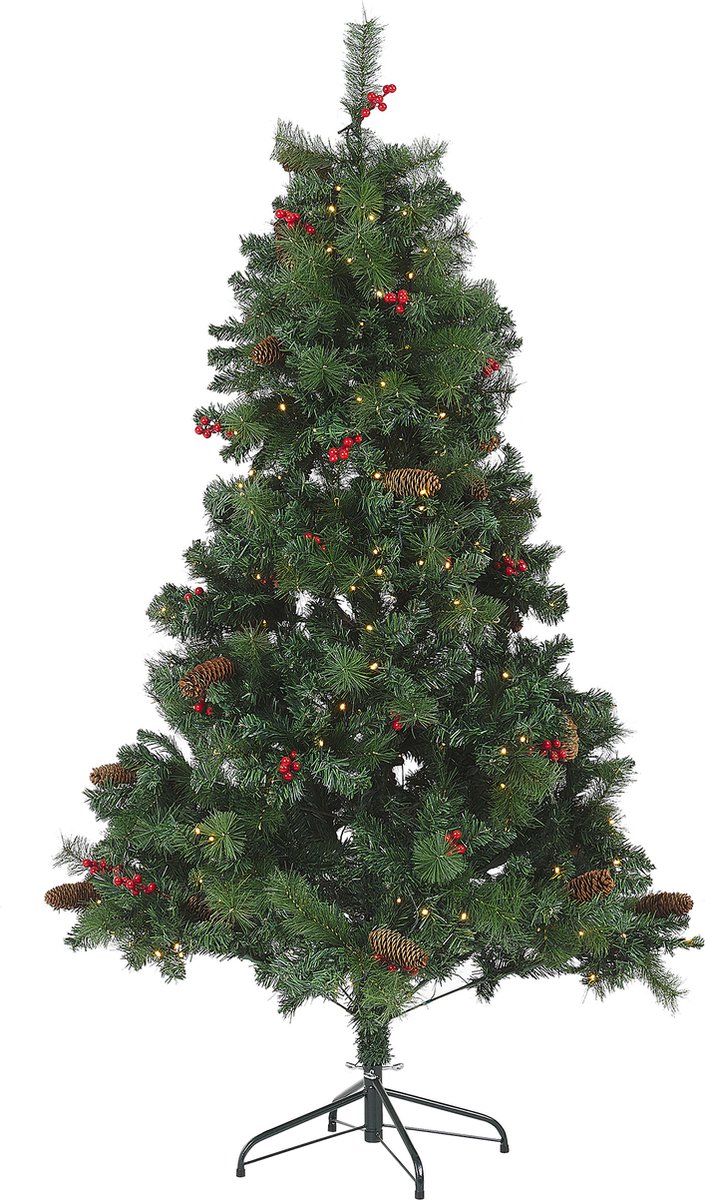 Beliani JACINTO - Kerstboom - Groen - PVC
