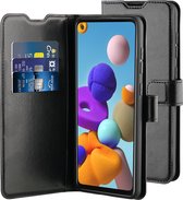 BeHello Samsung Galaxy A21s Gel Wallet Case Zwart - Portemonneehoesje
