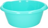 Ronde afwasteil/afwasbak turquoise groen 15 liter 42 x 17 cm - Florencia teilen - Kunststof/plastic schoonmaakemmer/sopemmer teil