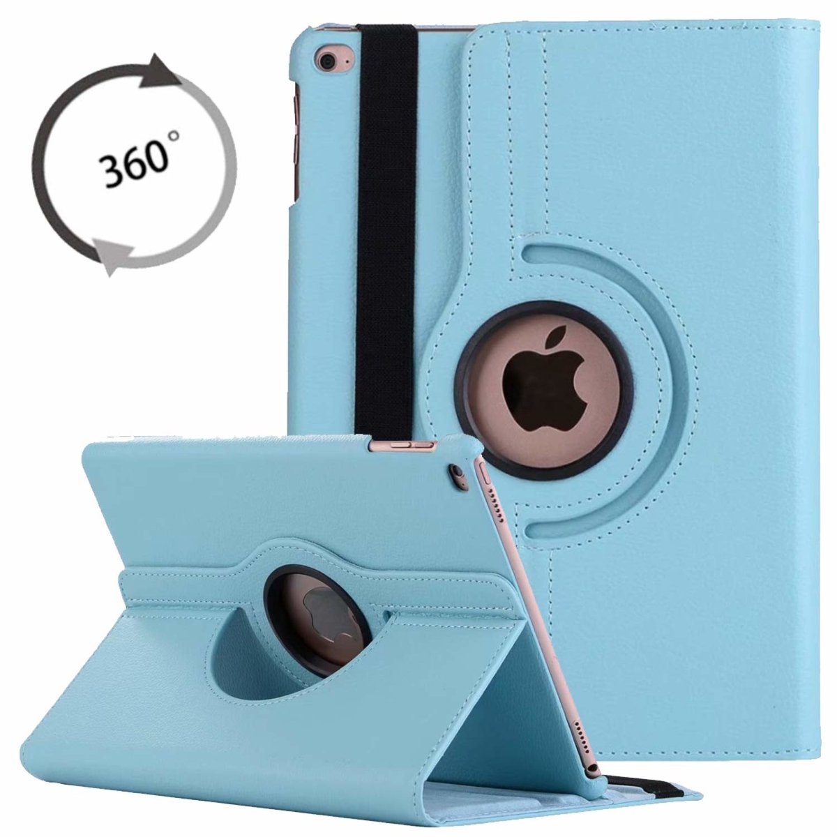 BixB iPad Air 2019 Draaibaar Hoesje - licht blauw