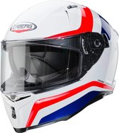 Caberg Avalon Motorhelm Blast glans wit blauw rood XL