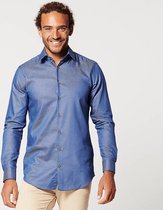 SKOT Fashion Duurzaam Overhemd Heren Circular Eagle - blauw - Maat XL