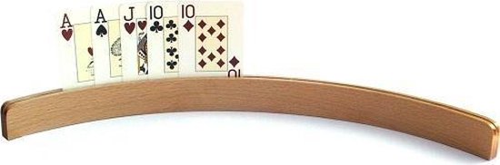 Afbeelding van het spel Kaartenlat 50 cm.gebogen blank multiplex