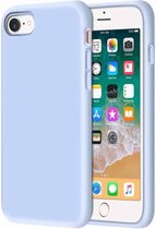 Fonu Premium Siliconen Backcase hoesje iPhone SE 2020 - 8 - 7 Blauw