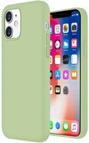 FONU Premium Siliconen Backcase Hoesje iPhone 12 / iPhone 12 Pro - Groen
