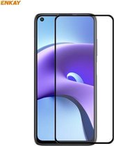 Voor Xiaomi Redmi Note 9T ENKAY Hat-Prince Volledige lijm 0.26mm 9H 2.5D Gehard glas Volledige dekking Film