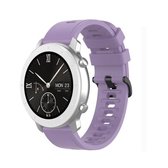Voor Amazfit GTR siliconen smartwatch vervangende polsband, maat: 22 mm (lichtpaars)