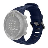 Smart Watch siliconen polsband horlogeband voor Suunto Core (blauw)