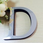 2 STKS Woondecoratie Creatieve Persoonlijkheid Engelse Letters Acryl Spiegel 3D DIY Muurstickers (D)