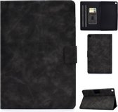 Voor Samsung Galaxy Tab A 10.1 (2019) T510 / T515 Koeienhuid Textuur Horizontale Flip Leren Case met Houder & Kaartsleuven & Slaap / Wekfunctie (Grijs)