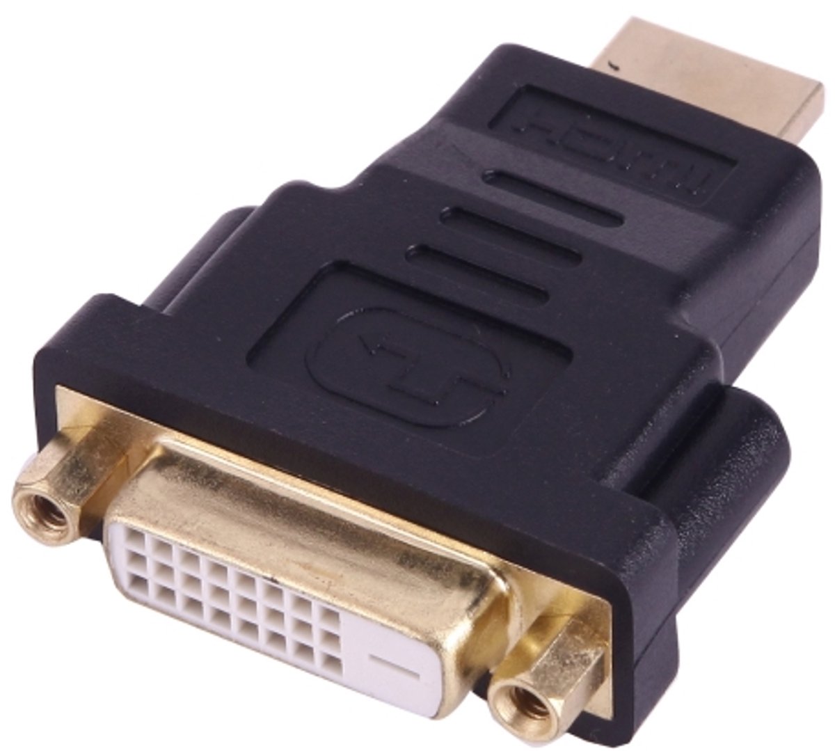 Vergulde HDMI 19-pins male naar DVI 24 + 4-pins vrouwelijke adapter