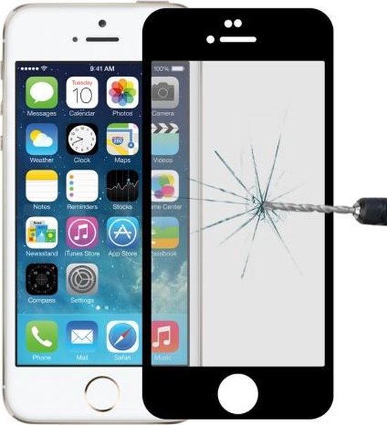 Antikras 9H 10D Privacy op volledig scherm Antireflectie-film van gehard glas voor iPhone 6 & 6S (zwart) - Merkloos