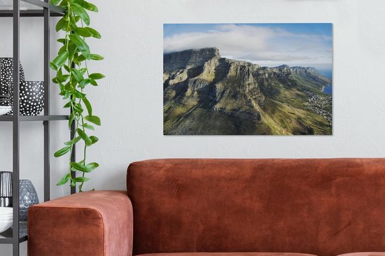 Table Mountain in Cape Town 60x40 cm - Tirage photo sur toile (Décoration murale salon / chambre)
