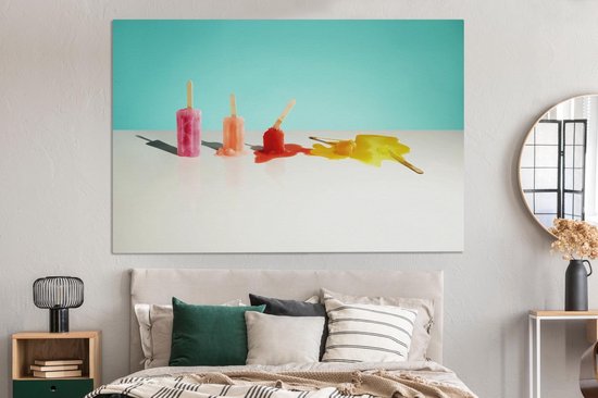 Toile fondue cinq couleurs 2cm