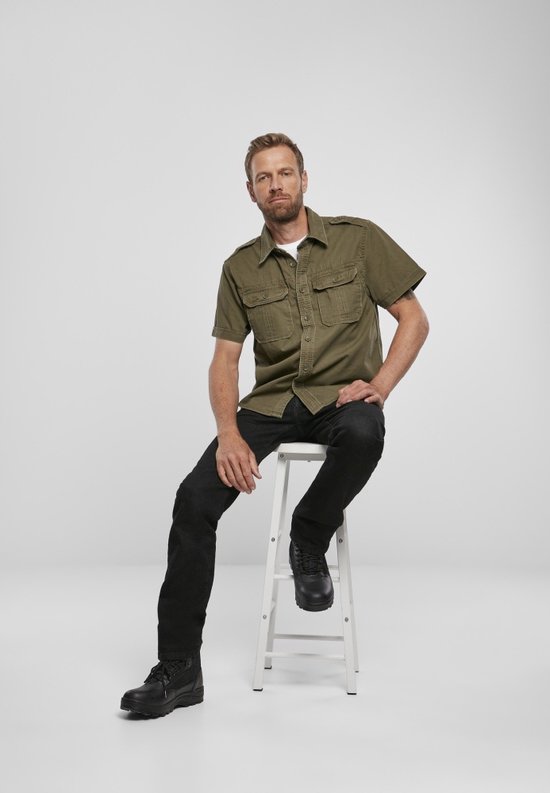 Brandit - Chemise Vintage - XL - Vert