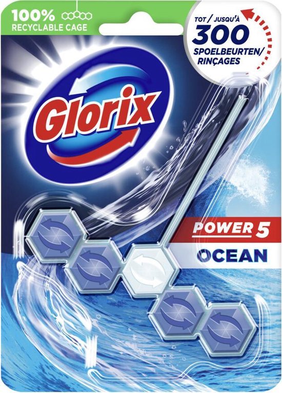 Foto: Glorix toiletblok power 5 ocean