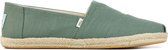 Toms Espadrilles Heren / Instapper / Herenschoenen - Canvas   - Alpargata Rope - Groen - maat 42