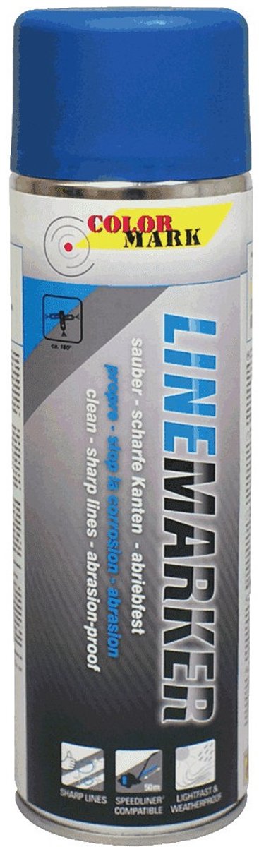 COLORMARK Linemarker - Blauw - 500 ml - Afwerkingslaag