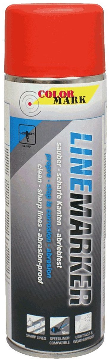 Colormark Linemarker markeerverf, rood, 750 ml