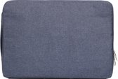 Mobigear Premium Katoen Sleeve Universeel - Laptop 15 inch - Donkerblauw