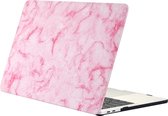 Mobigear Marble Case geschikt voor Apple MacBook Pro 15 inch A1707, A1990 (2016-2019) Hoes Hardshell MacBook Case - Roze