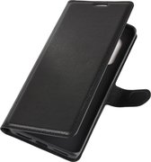 Motorola Edge Plus Hoesje - Mobigear - Classic Serie - Kunstlederen Bookcase - Zwart - Hoesje Geschikt Voor Motorola Edge Plus